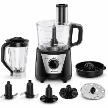 Robot de Bucatarie Multifunctional Hoffmans HM-1278, 8 in 1, 1000W, Blender si Food Processor, Negru