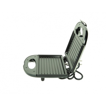Sandwich maker Zilan ZLN-8143, model grill, 750W, placi teflon antiaderente, capacitate 2 sandwich-uri, negru - Img 2