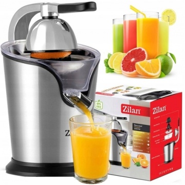 Storcator de citrice Zilan ZLN1765 – 500W, inox, 2 conuri, anti-picurare, maner aluminiu, antiderapant - Img 3