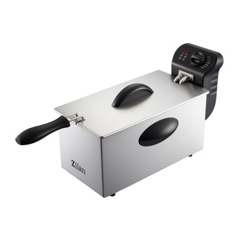 Zilan Friteuza ZLN1819, 2180 W, 3 L, otel inoxidabil, termostat reglabil, argintiu