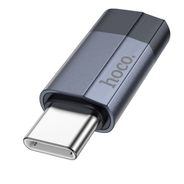 Adaptor USB-C la Lightning, OTG Hoco UA29, transfer date, albastru - Img 2