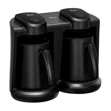 Aparat cafea turceasca dublu Zilan ZLN1291 – 400W+400W, 250ml+250ml, negru