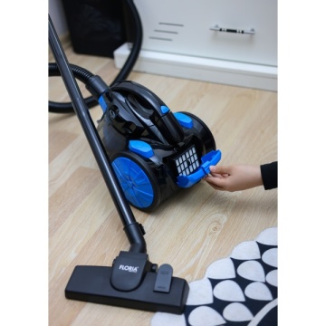 Aspirator fara sac Floria ZLN3468, 700W, HEPA 13, filtrare ciclonica, 1.8L, cablu 5m, perii incluse, albastru-negru - Img 6