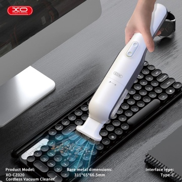 Aspirator portabil auto/casa XO CZ020, 5000mAh, 65W, 6700Pa, Type-C, filtru, accesorii incluse, alb - Img 4