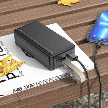 Baterie externa 30.000mAh, Hoco J91B, 2xUSB-A, incarcare rapida, negru - Img 3
