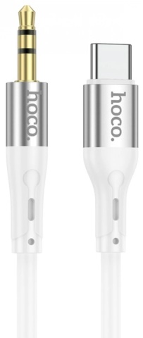 Cablu Audio la Lightning, Hoco UPA22, Jack 3.5mm (M) - 1m, alb - Img 4
