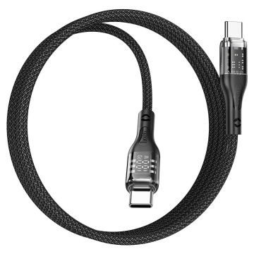 Cablu Type-C la Type-C, Hoco U115, PD100W, QC3.0, 1m, negru - Img 4