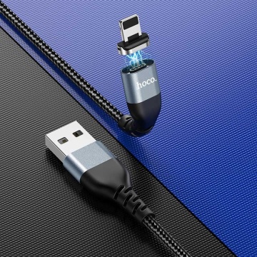 Cablu USB-A la MicroUSB, Hoco U96, 18W, 2.4A, 1m, negru - Img 4