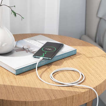 Cablu USB-A la USB-C, Hoco X62, 20W, 1m, alb - Img 2