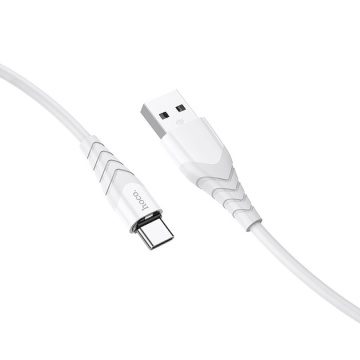 Cablu USB-A la USB-C, Hoco X63, 18W, 2.4A, 1m, alb - Img 2