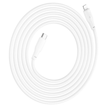 Cablu USB-C la Lightning, Hoco X93, PD20W, QC3.0, 1m, alb - Img 3