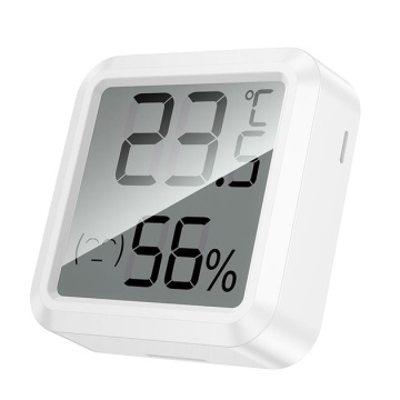 Ceas electronic de interior, Hoco HX40, LCD crystal, 30" refresh time, alb - Img 3