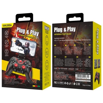 Controler jocuri wireless Kaku KSC-711, Bluetooth 5.0, 400mAh, compatibil iOS/Android, negru, timp utilizare 10h - Img 6