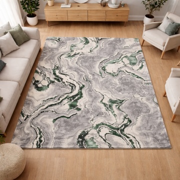 Covor Livario Aurum Galaxy Verde Smarald