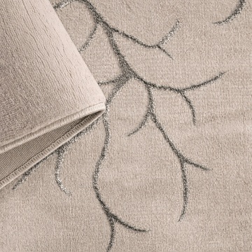 Covor Livario Elif Silky Soft Pearly Gri - Img 3