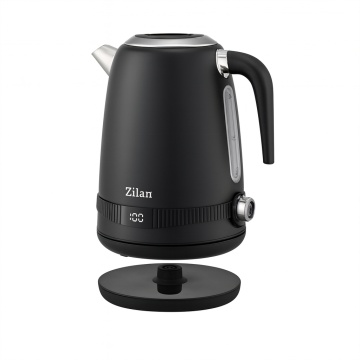Fierbator electric din inox Zilan ZLN1001 – 2200W, 1.7L, 7 trepte temperatura, LCD digital, negru