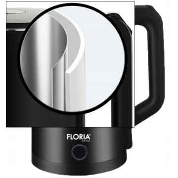 Fierbator electric Floria ZLN4919 – 2L, 1500W, negru, auto-oprire, indicator luminos - Img 3