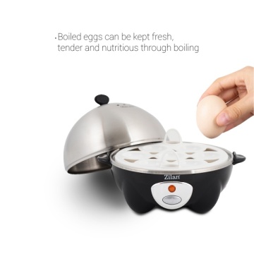 Fierbator oua ZILAN ZLN8075 – 360W, Capacitate 7 oua, Inox, negru - Img 2