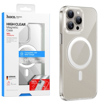 Husa iPhone 15 Pro Max Hoco AS4, MagSafe, antidrop, ultraclear, protectie premium - Img 6