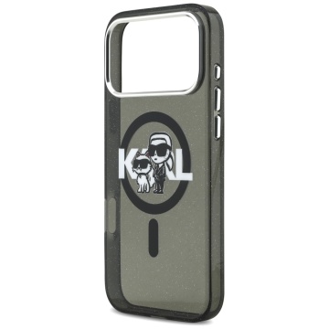 Husa Karl Lagerfeld pentru APPLE iPhone 17 Pro Max - MagSafe, Rezistenta, TPU cu sclipici, negru - Img 5