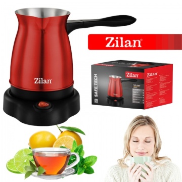 Ibric electric Zilan ZLN3627 – 800W, capacitate 6 cesti, rosu - Img 4