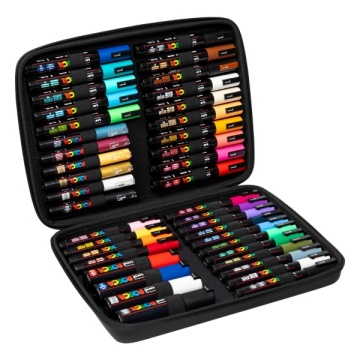 Set 40 Markere UNI Posca Fine Art, Mapa 31x22x5cm, calitate premium - M1564 - Img 6
