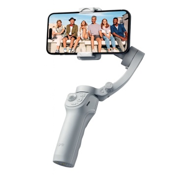 Stabilizator de imagine XO SS17 – Suport telefon, Selfie Gimbal 3 axe, Bluetooth 5.2, Anti Shake, baterie 3600mAh, gri