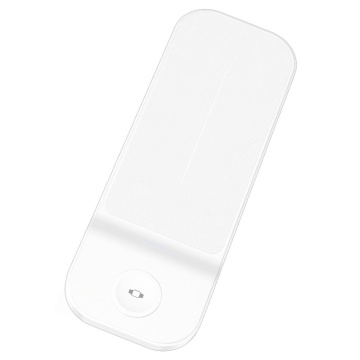Statie Incarcare Wireless, Hoco CQ5, Magsafe, 22.5W, 5V, 3A, Qi Charging, AP Series, 3 in 1, alb - Img 1
