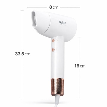 Uscator Par Profesional Raf R423 1600W, Control Inteligent, Temperatura si Cap Magnetic, Alb - Img 7