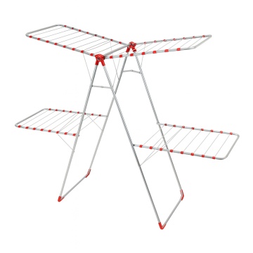 Uscator rufe ZILAN SCARLATTO, 33m, metal anticoroziv, pliabil ajustabil, ZLN4229, gri