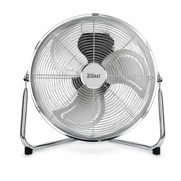 Ventilator inox cu suport Zilan ZLN2348, 50W, 36 cm, 3 viteze, argintiu