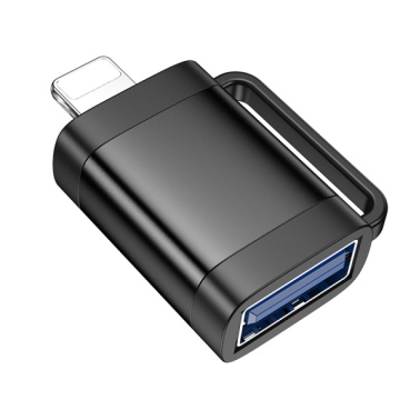 Adaptor USB-A la Lightning, OTG Hoco UA31A, transfer date, negru - Img 4