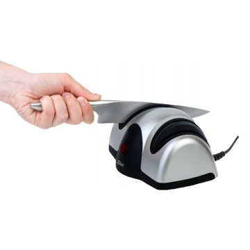 Ascutitor de cutite electric Zilan ZLN2168 – 40W, 2 nivele, antialunecare, gri - Img 3