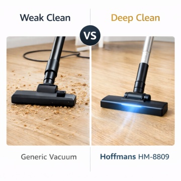 Aspirator Electric Vertical si Portabil Hoffmans HM-8809, 1500W Putere Mare de Aspiratie 16KPA - Img 4