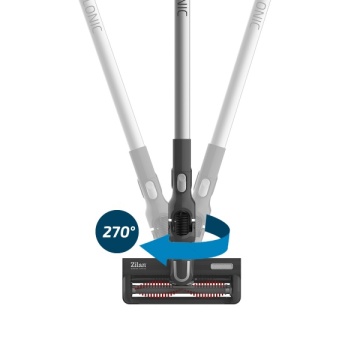 Aspirator vertical Zilan ZLN2099, Negru 22.2 V, Acumulator extern, Autonomie 30 min, 140WATT, Perie AllFloor, Filtru Cyclone Igenic - Img 5