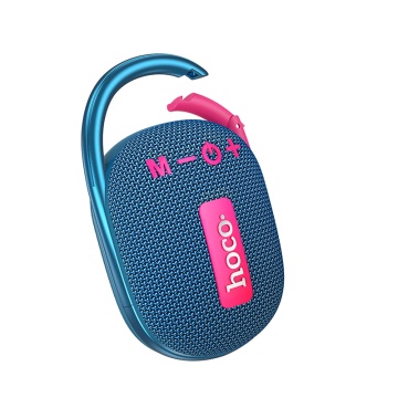 Boxa portabila 5W, Hoco HC17, Bluetooth 5.3, microfon wireless, TF card, USB, albastru - Img 1
