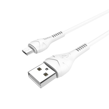 Cablu USB-A la MicroUSB, Hoco X37, 18W, 2.4A, 1m, alb - Img 1