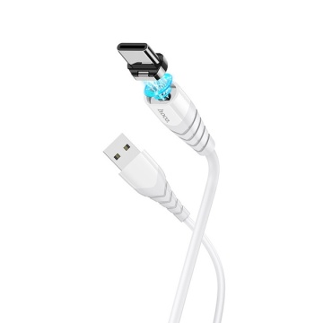 Cablu USB-A la USB-C, Hoco X63, 18W, 2.4A, 1m, alb - Img 3