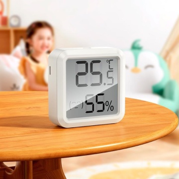 Ceas electronic de interior, Hoco HX40, LCD crystal, 30" refresh time, alb - Img 4