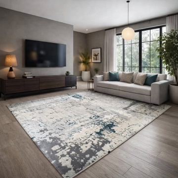 Covor Livario Antic New Home Gri Turcoaz