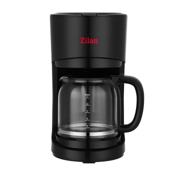 Filtru de cafea Zilan ZLN1457 – 900W, 1.5L (12 cesti), plita incalzita, antipicurare, negru