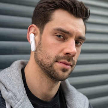 Handsfree In Ear, Bluetooth 5.0, Hoco E63, 180h StandBy, 70mAh, Driving, SP, Diamond, alb - Img 3