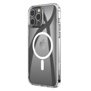 Husa iPhone 14 Pro Max Hoco, MagSafe, shockproof, protectie premium, transparent - Img 2