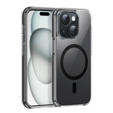 Husa iPhone 15 Plus Hoco AS6, MagSafe, GripEdge, protectie premium, negru - Img 1