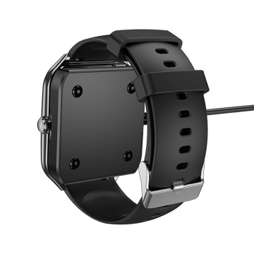 Incarcator Wireless smartwatch Hoco Y28, 5W, USB-A, Qi, 1m, negru - Img 2