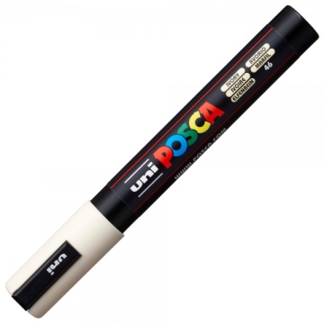 Marker UNI Posca PC-5M, varf rotund, 1.8-2.5mm, fildes - M635 - Img 2