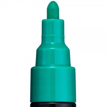 Marker UNI Posca PC-5M, varf rotund, 1.8-2.5mm, verde smarald - M639 - Img 3