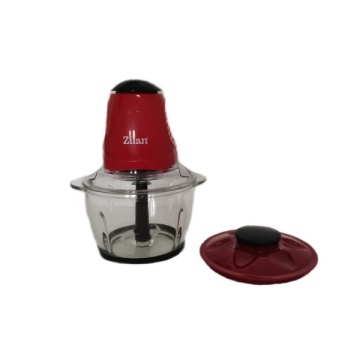 Mini tocator Zilan ZLN5619 – 200W, vas sticlă 1L, lame inox, operare printr-o atingere, roșu - Img 3