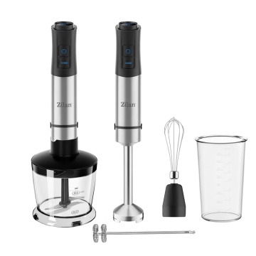 Mixer vertical 5 în 1 Zilan ZLN3939 – 1200W, 12 trepte viteză, funcție Turbo, afișaj digital, inox