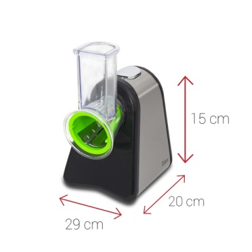 Razatoare și Feliator Zilan ZLN0498 Fresh – 200W, 4 accesorii inox, corp metalic, design compact - Img 5